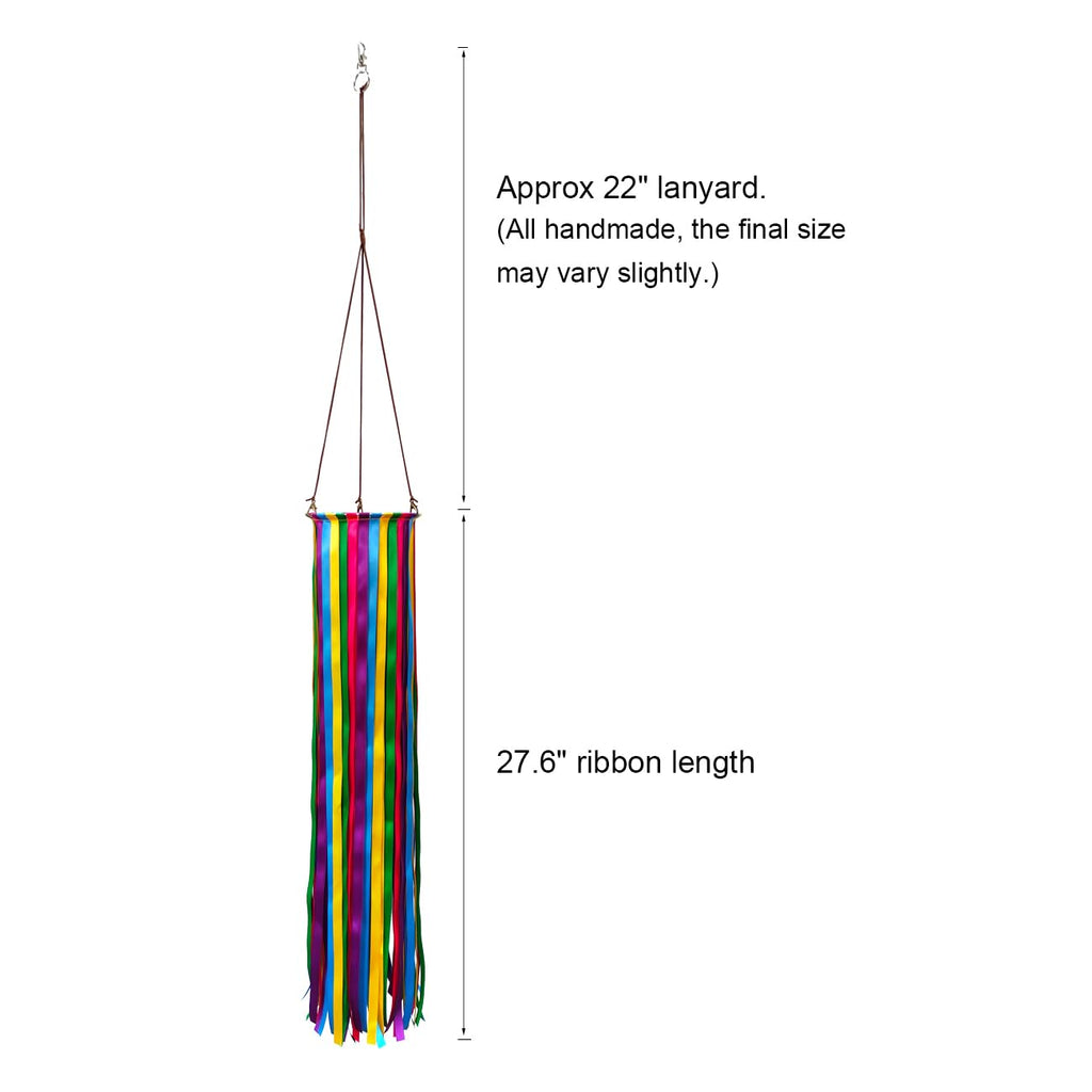 Satin Ribbon Windsock Streamer, Outdoor Decorations, WS-49K-01