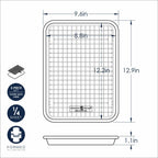 Nordic Ware Naturals® Quarter Sheet with Oven-Safe Nonstick Grid