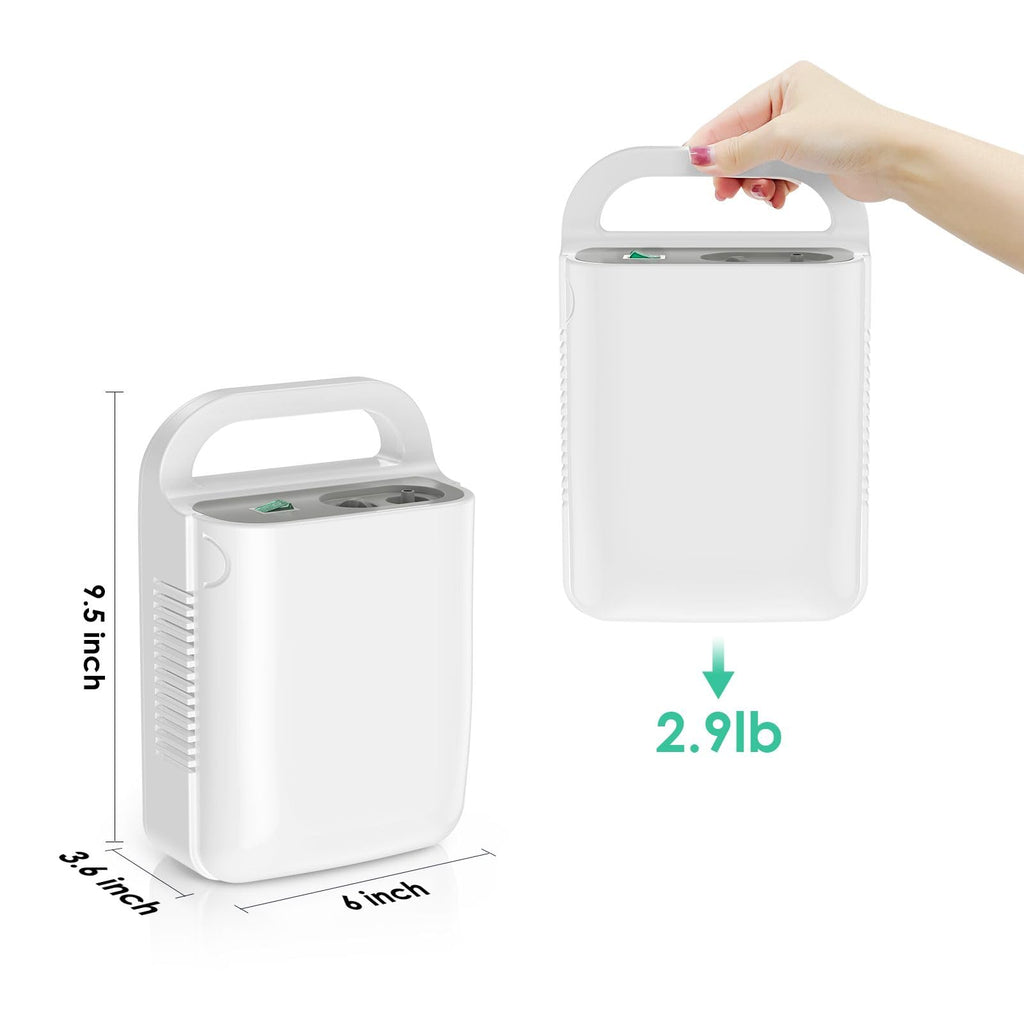 Nebulizer Machine for Adults & Kids with Mouthpiece and Mask, Desktop Compressor & Jet for Home Use-0518-CNB69025-LUE-B4