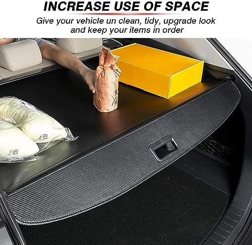 OQHAIR Cargo Cover Car Trunk Cargo Cover Luggage Storage Shield Curtain Partition Accessories for Geely for Xingyue for Monjaro KX11 2022~2024