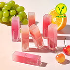 dasique Juicy Dewy Tint (07 Cherry Soda) 0.12 oz | Light Application with moisture | Long-wearing Glossy Lip Stain, Non-sticky | Vegan, Cruelty-free | K-beauty