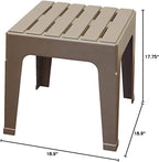 Adams 8090-96-3731 Manufacturing Stack Table, Portobello