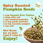 Food to Live Organic Raw Pepitas, 4 Pounds — Non-GMO, Pumpkin Seed Kernels, Unsalted, No Oil, No Shell, Vegan, Kosher, Bulk. Keto Snack.