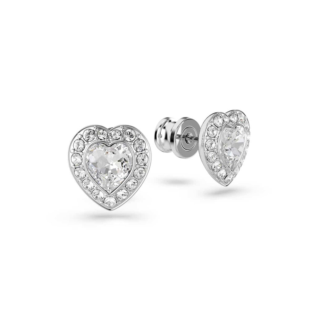 Ariana Grande Pierced Stud Crystal Earrings in Rhodium Finish - Part of the Ariana Grande x Swarovski Capsule Collection