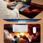 for MTG Game Playmat, for Magic TCG Rubber Play mat,Tabletop Card Playmats with Smooth Surface,Trading Card Inked Game Mat,Battle Game,God Battles