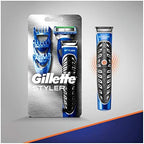 Gillette Fusion ProGlide Styler 3-in-1 Waterproof Trimmer for Man, Achieve Any Facial Hair Style with Three Exchangeable Combs (2 mm, 4 mm, 6 mm)