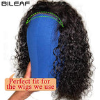 Bileaf 24 Inch Poly Canvas Block Wig Mannequin Head With Stand Pink Styling Manikin Head Set Display Canvas Wig Head with Mount Holes(Rosy Head)