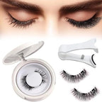 Ginani Lashes, Ginani Magnetic Lashes, Magnetic Eyelashes, Magnetic Lashes with Applicator, Reusable Magnetic Eyelashes, Magnetic Eyelashes Natural Look (Bushy)