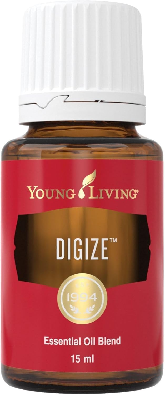 Young Living DiGize Essential Oil 15ml | Aromatherapy Blend with Peppermint & Ginger | Invigorating Diffuser Use & Relaxing Scent for Everyday Rituals
