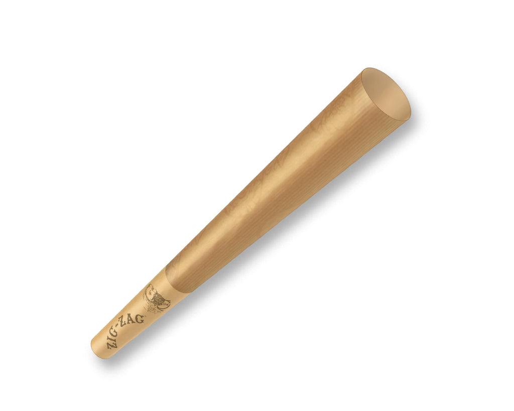 ZIG-ZAG Pre Rolled Cones 1 1/4 Size (900 Pack) Unbleached - Slow Burning Pre Rolled Cones with Tips & Packing Tubes Included - Bulk Pack