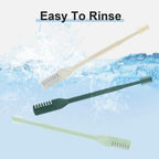 Nasal Hair Cutter, 2025 Upgraded Portable Manual Nasal Hair Trimmer for Women Men, Travel Essentials Nose Hair Remover Grooming Tool for Daily Use Halloween Christmas Gifts (White, 3 Pcs)