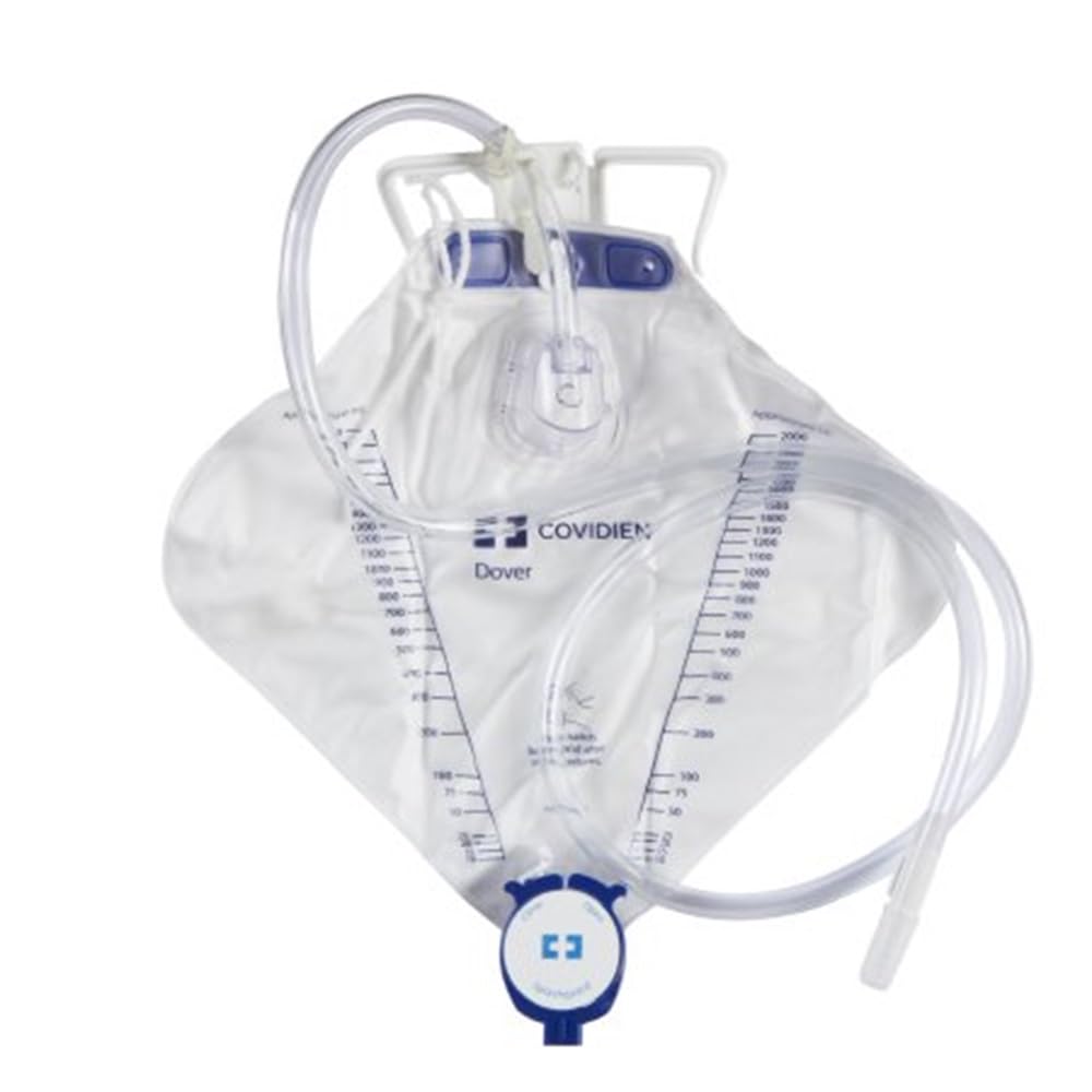Curity Dover Anti-Reflux Drainage Bag 2,000 mL [Qty 1 (Single)]