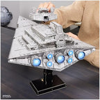 4D Build, Star Wars Deluxe Imperial Star Destroyer 3D Model Kit, Fantasy Collectible, Adult Puzzle, for Ages 12 & Up