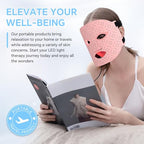 AISZG Red Light Therapy for Face,Mothers Day Birthday Women Mom Her Girlfriend Wife,LED Face Mask Light Therapy with Rechargeable and Multi-Color