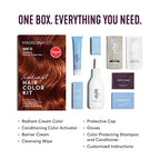 Madison Reed Radiant Hair Color Kit, Medium Amaretto Red for 100% Gray Coverage, Ammonia-Free, 6NCG Sardinia Red, Permanent Hair Dye, Pack of 3