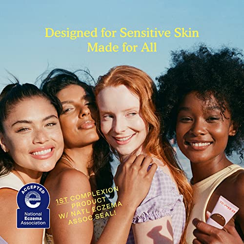 Tower 28 Beauty SunnyDays SPF 30 Tinted Mineral Sunscreen - For Sensitive Skin - 2-in-1 Facial Broad Spectrum UVA/UVB Protection + Foundation - Shade 55 TEMESCAL - Deep with Golden Undertones, 1 Fl Oz