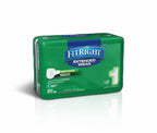 Medline FitRight Extended Wear Stretch Briefs, Overnight Adult Diapers with Tabs, Size 1 (Bag of 20)