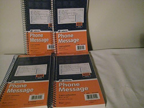 Spiral Bound Phone Message Books