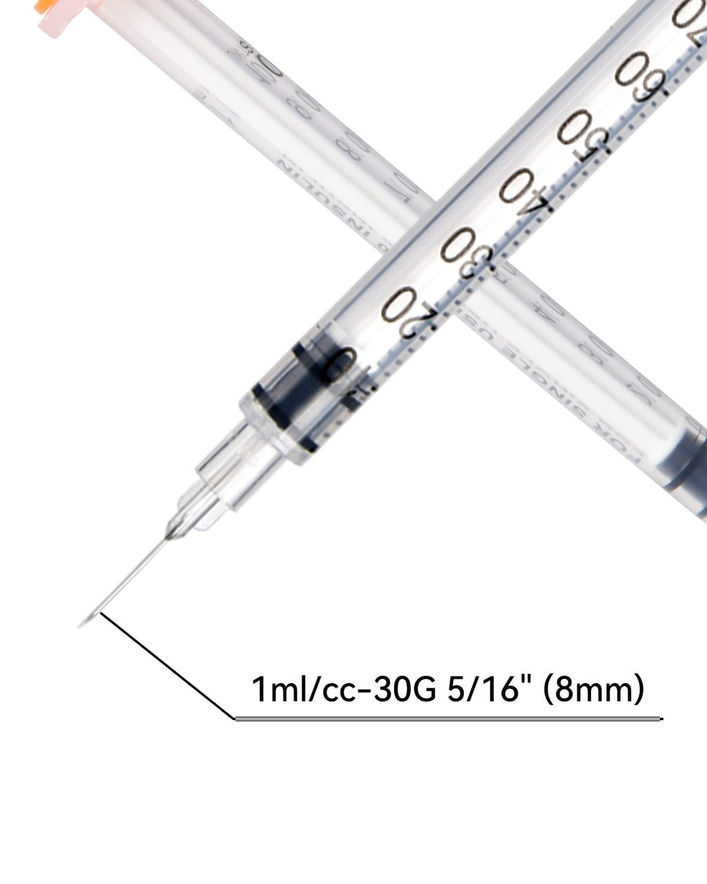 NITYLNRE Disposable Syringe, Individual Wrapped, 30PACK