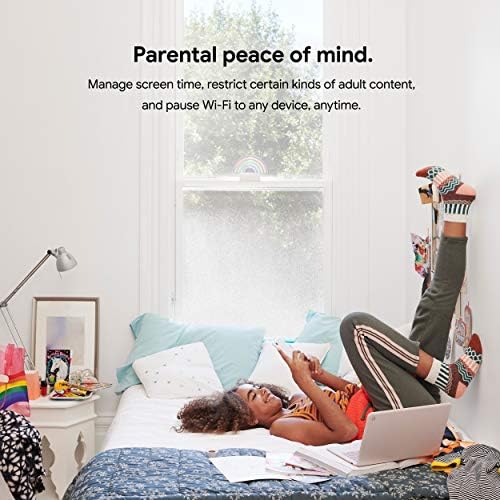 Google Wifi - AC1200 - Mesh WiFi System - Wifi Router - 4500 Sq Ft Coverage - 3 pack