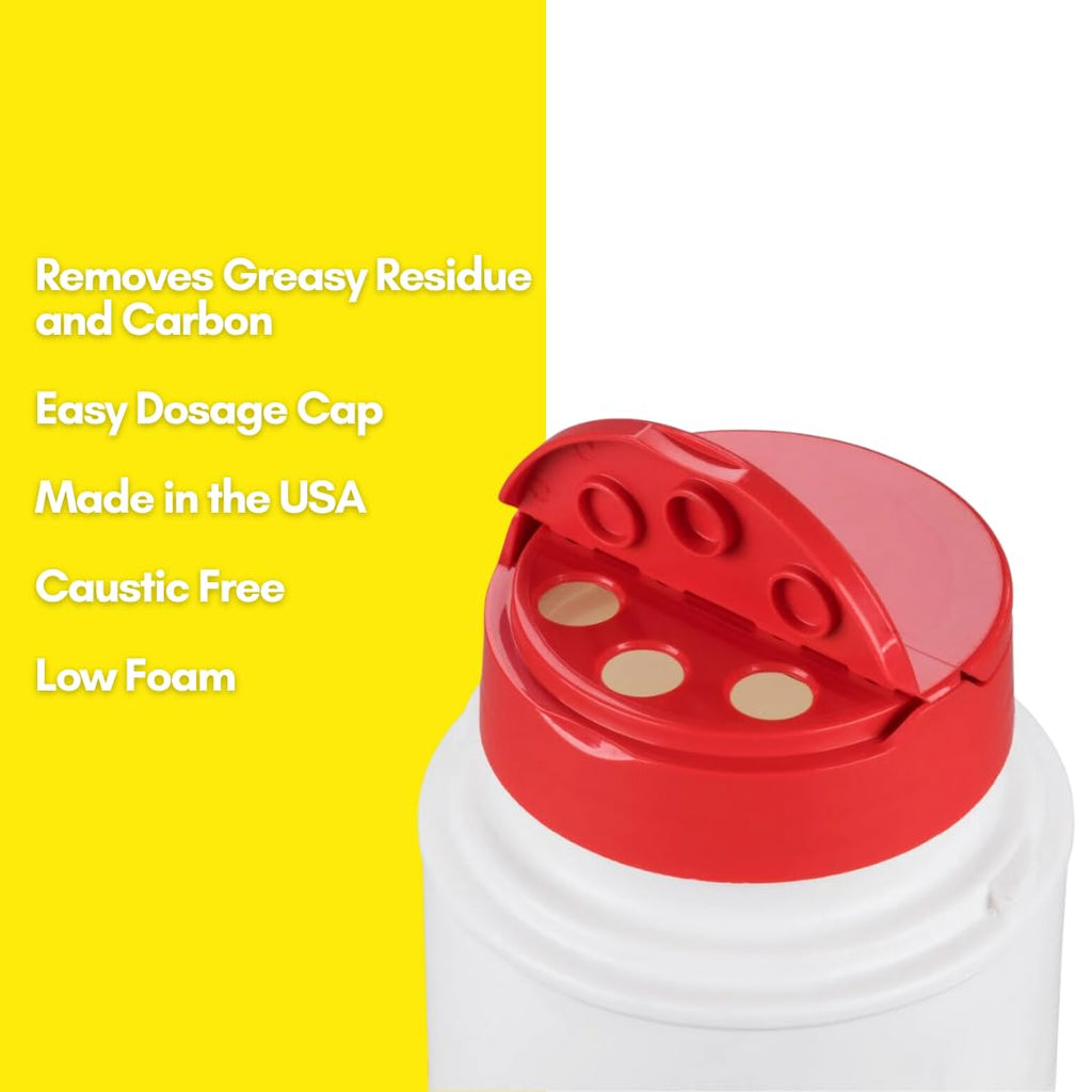ATREVO Kettle Kleen - Popcorn Machine Cleaner Kit. Home and Concession Equipment. 31 Oz (2 Lb) Caustic Free Scoop Extralong.