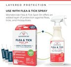 Wondercide - Flea & Tick Dog Spot On - Flea, Tick, and Mosquito Repellent, Prevention for Dogs with Natural Essential Oils - Up to 3 Months Protection - Large 3 Tubes of 0.17 oz
