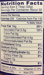 Adams 100% Natural CRUNCHY PEANUT BUTTER 36oz (2 Pack)