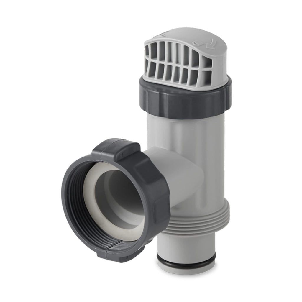 Intex 26005E Above Ground Swimming Pool Inlet Air Water Jet Part Kit with Plunger Valve, Strainer Connector, Jet Nozzle, Strainer Grid & More