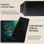 Playmats for Magic: The Gathering MTG Card Game Mat Plus 50 Pcs Card Sleeves, 24 x 14 inch TCG Mat with Stitched Edge for Commander Deck Duskmourn Board Game, Sleeping Fox