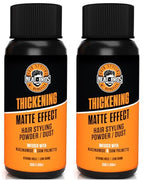 Hair Styling Texture Powder - Strong Hold & Matte Finish - Hairstyle Volumizer with Niacinamide and Saw Palmetto for Men and Women - Texturizing Dust for All Hair Types - 2.12oz (60g) 2Pack