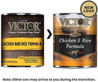 Victor Super Premium Dog Food – Chicken and Rice Formula Pâté – Canned Wet Adult Dog and Puppy Food - All Breed Sizes, 12 x 13.2 oz Cans