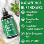 Jamaican Black Castor Oil Spray For Hair Growth. With Marula, Jojoba. Vegan, Leave In Conditioner Serum For Women, Men. Thickening, Moisturizing, Strengthening Scalp Treatment For Dry, Weak Hair