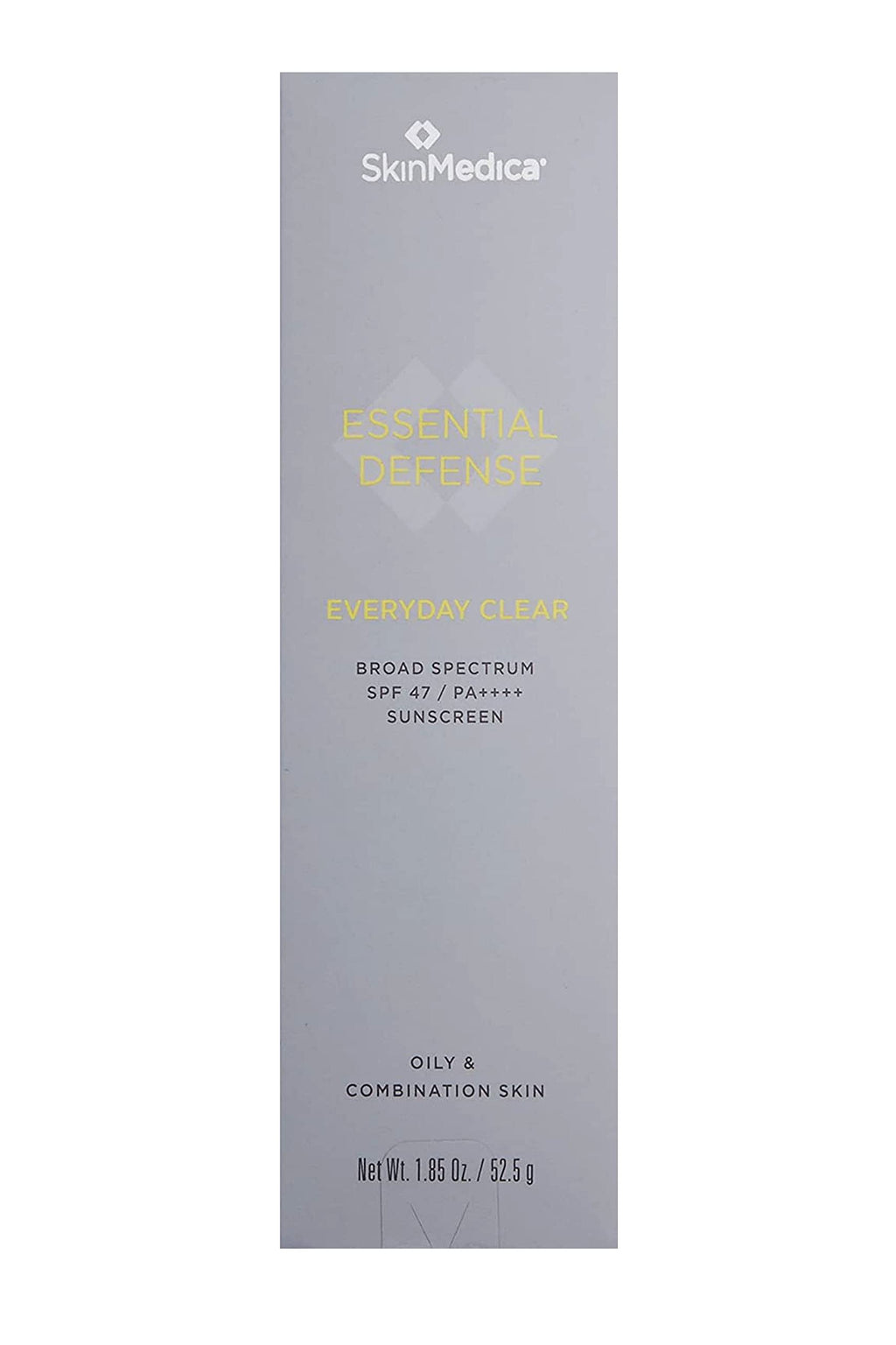 SkinMedica Essential Defense Everyday Clear SPF 47 Sunscreen for Face - This Lightweight, Facial Sunscreen is Ideal for Oily and/or Combination Skin, 1.85 Oz