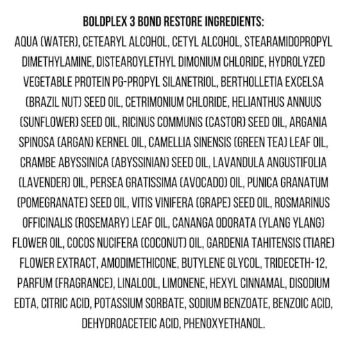 BoldPlex 3 Hair Mask - Deep Conditioner Protein Treatment for Dry, Damaged Hair - Conditioning Moisturizer Products for Curly, Bleached, or Frizzy Hair - Vegan & Cruelty Free - 6.76 Fl Oz