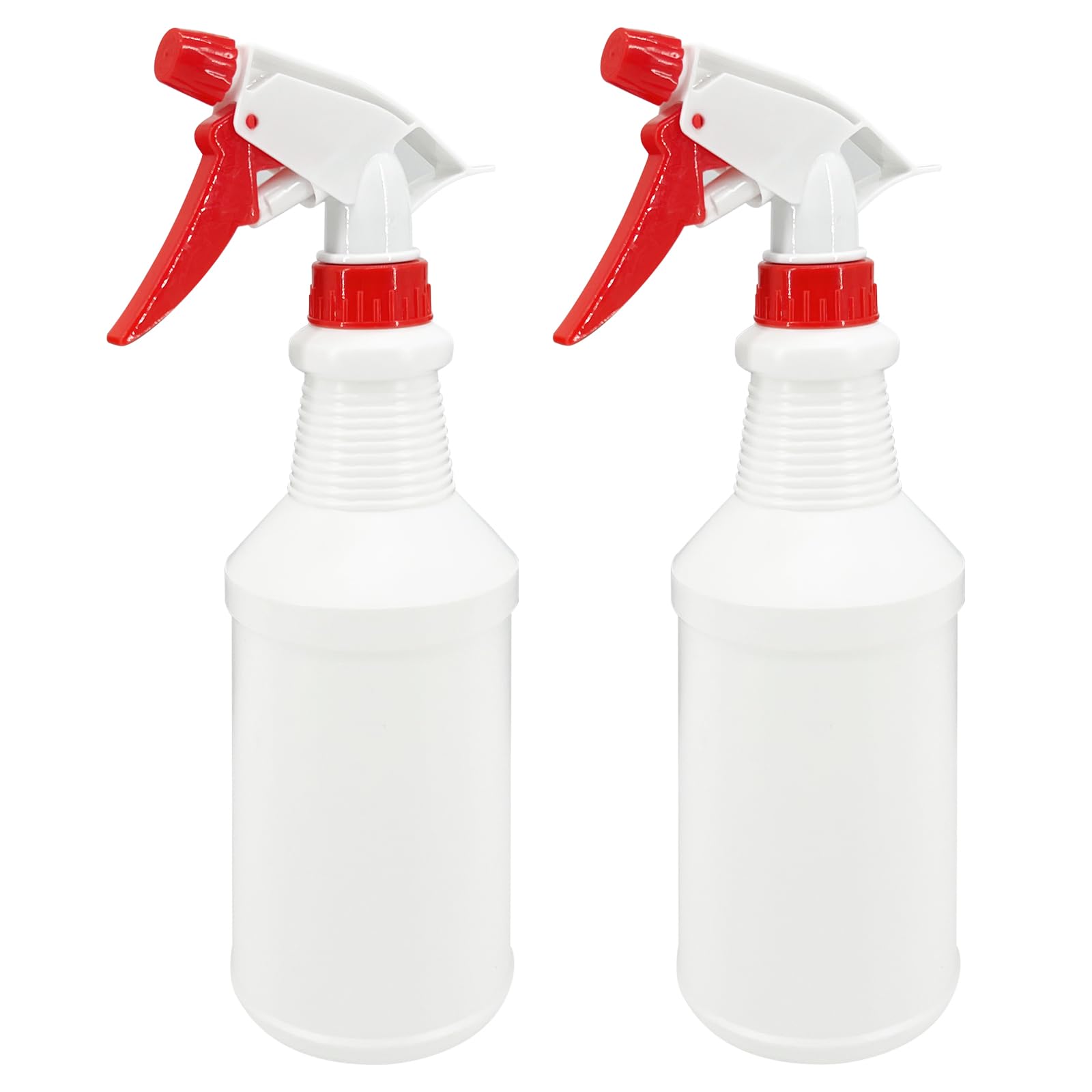 YaCCHLuu 2 Pack 16 Oz Spray Bottles,Adjustable Empty Spray Bottle for Cleaning Solutions,Refillable Spray Bottle,Spray Bottle Bulk for Garden,Plants,Water,Kitchen and Commercial