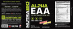 NutraBio Alpha EAA - All-Day Amino Acids for Muscle Growth and Hydration - Essential Amino Acids with Nootropics & Adaptogens- Full Spectrum EAA BCAA Powder - 30 Servings - Strawberry Lemon