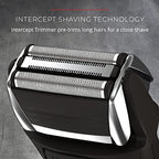 Remington Foil Shaver, Electric Razor for Men, Cordless Rechargeable with Pop Up Trimmer, Pivot & FlexFoil Technology, Lightweight Handheld Design, Black