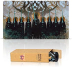 The Nine Black Riders (Stitched) - MTG Playmat by Anato Finnstark - Compatible with Magic The Gathering Playmat - Original Play Mat Art Designs