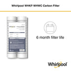 Whirlpool 10" x 2.5" Whole House Sediment Water Filters. WHKF-GD05 Grooved Filter, 5 Micron, NSF Certified Reduces Sand, Soil, Silt & Rust for Standard Filter Housings, 24-Pack