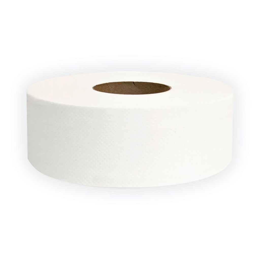 GEN 202 Jumbo JRT Bath Tissue, 2-Ply, White, 9 in Diameter, 12 Count (Pack of 1)