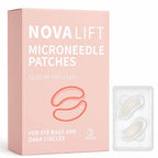 NOVALIFT MicroGlow Eye Patches,Under Eye Patchs Hyaluronic Acid Eye Mask for Dark Circles for Women, Forehead Wrinkle & Smile Line Patches (1BOX(3 Pairs))