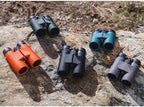 Nocs Provisions Pro Issue 10x42 Compact Fogproof Waterproof Binoculars for Adults & Kids, 10X Magnification, Wide View Multi-Coated Lenses for Bird Watching, Hunting & Stargazing - Carnelian Orange