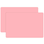 Gartful 23.6 x15.7 inch Resin Silicone Mats, X-Large Silicone Sheets for Jewelry Casting Molds, Nail Art, Acrylic Pouring, Nonstick Table Protector, Multipurpose Mat, Pink, Set of 2