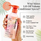 EVANYC Lift Off Volume Daily Hair Conditioner , 8.8 oz, Moisture-Rich Volumizing Hair Care products for Fine Hair, for Thick and Full Locks, GMO-Free & Color-Safe