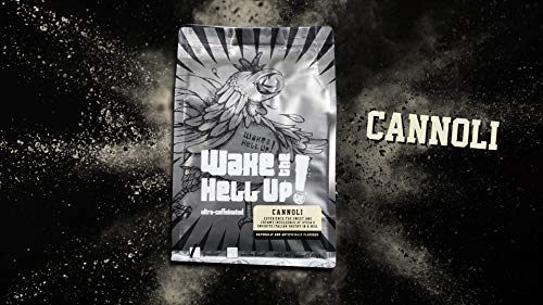 Wake The Hell Up! 12oz Ultra-Caffeinated Cannoli Ground Coffee, Low Acid, Medium-Dark Roast