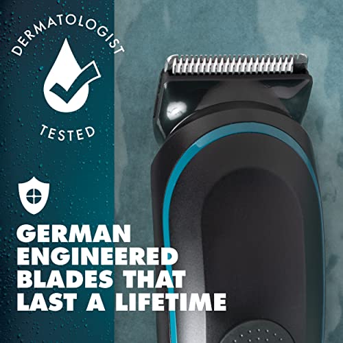 Gillette Intimate Men’s Pubic Hair Trimmer, SkinFirst Pubic Hair Trimmer for Men, Waterproof, with Anti Chafe Stick