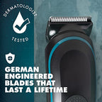 Gillette Intimate Men’s Pubic Hair Trimmer, SkinFirst Pubic Hair Trimmer for Men, Waterproof, with Anti Chafe Stick