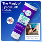 Epsom-It Calming Foot Lotion Set - Roll On and Magnesium Lotion for Muscle Aches, Stiffness and Cramps, for Sore Feet and Achy Legs (2-Pack)
