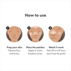 Mighty Patch™ Face Patch from Hero Cosmetics - XL Hydrocolloid Face Mask for Acne, 5 Large Pimple Patches for Zit Breakouts on Nose, Chin, Forehead & Cheeks - Korean Skin Care (1 Count)