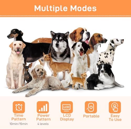 Red Light Therapy for Dogs - Infrared Red Light Therapy for Pain Relief, Near Infrared Light for Joint Muscle Pain Relief with Led Display, Dual Wavelength (650nm+808nm)